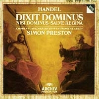 Simon Preston Handel: Dixit Dominus артикул 825b.