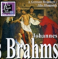 Johannes Brahms A German Requiem Alto Rhapsody артикул 836b.