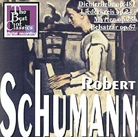 Robert Schumann Dichterliebe, Op 48 Liederkreis, Op 24 Myrten, Op 25 Belsatzar, Op 57 артикул 839b.