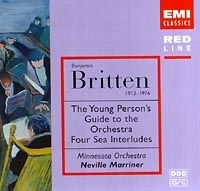Benjamin Britten The Young Person's Guide to the Orchestra, Four Sea Interludes артикул 878b.